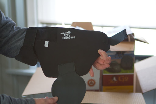 Optional gaiters are included with each pair of boots.