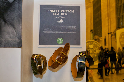 And bags, belts and holsters, all individually cut and sewn, through his store, Pinnell Custom Leather. http://www.pinnellcustomleather.com/