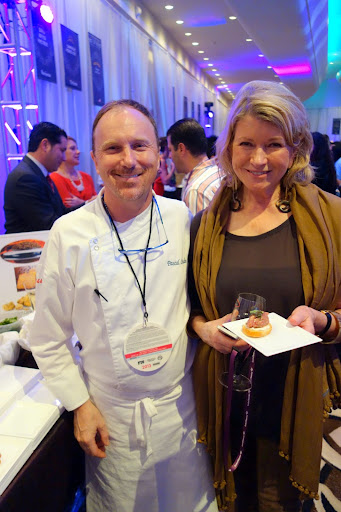 Posing with Chef Pascal Oudin, chef/owner of the award winning French restaurant, Pascal's on Ponce, in Coral Gables, FL.
