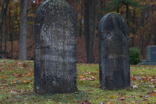 Nancy Scofield, who died on March 6, 1866 lived a relatively long life at 79 years, 8 months, and 13 days. She is buried next to her husband Daniel who passed away on March 28, 1872 at 85 years, 6 months, and 15 days.