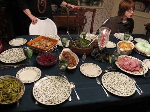 Sarah Erwin - Senior design production associate - Kay Ball’s Christmas table.