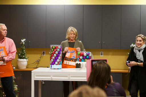 When I arrived, the associates surprised me with my very own apron! Everyone at the Home Depot Super Store had a work apron with their name airbrushed across the top.