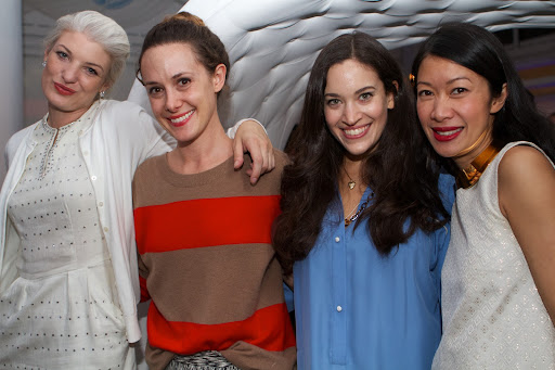 Naomi deManana, MS Style Editor, Whitney Pozgay, designer for Whit, Arielle Shapiro designer for Ari Dein and Kate Berry, MS Weddings Style Director