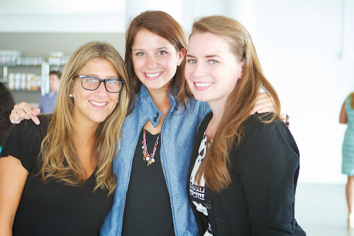 Claudia Scheinman, Hannah Marsh and Allie King - Claudia attends Univ. of Michigan and wants to be an interior designer. Hanna goes to Kent State Univ. and wants to be a graphic designer. Allie attends NYU and wants to create crafting projects and kits for kids.