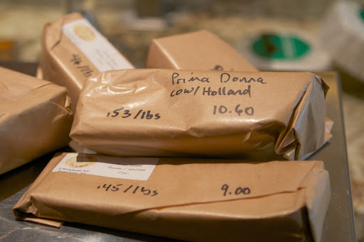 Audrey keeps pre-cut and pre-weighed pieces of her customers' favorite selections for ease of purchase.