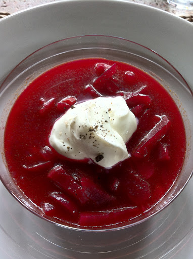 Pierre's cold borscht – so healthy and delicious!!