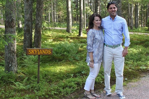 Michael Brewer won a garden tour of Skylands at last year's Lobsters on the Sound, which benefits the Harbor House in Southwest Harbor.