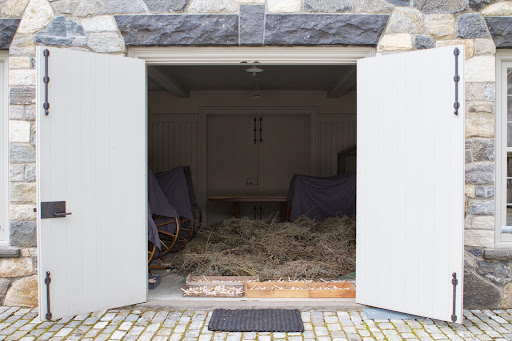 The carriage house doors will be shut and the garlic will cure alongside the nepeta for another week.