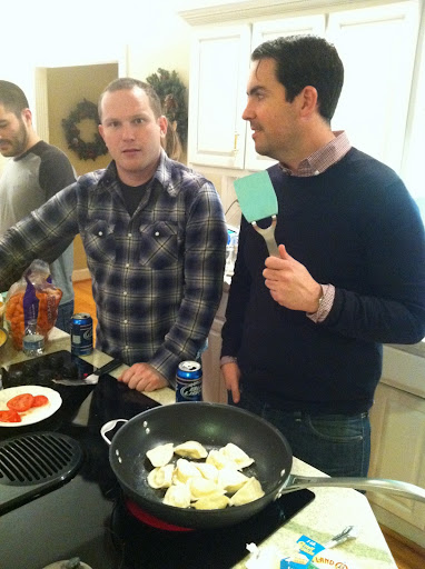 Megan Oiler - AVP design director - My fiancé made pierogies on Christmas Eve—a tradition in his Ukranian family.