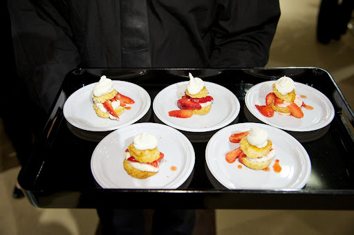 For dessert, we assembled and served Strawberry Shortcake, which is often cited as the single most popular dessert across the country. A combination of sugared fresh fruit, sweet biscuit, and whipped cream - Yum!!!