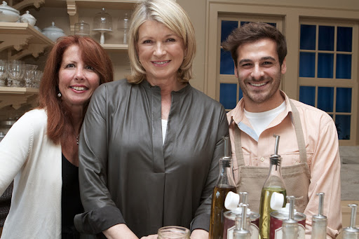 Here I am with Sheila Feren - my publicist who works with me on my television shows and Thomas Joseph.