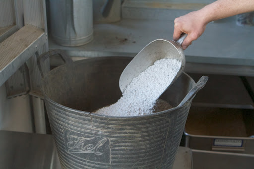 Perlite - Perlite provides aeration and drainage, yet retains and holds substantial amounts of water that it releases when needed.
