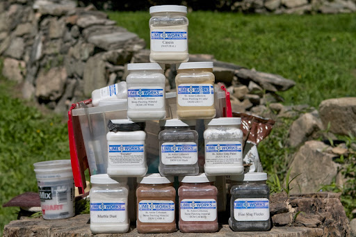 In her kit, Lisa has all sorts of stone patching materials and various pigments and textures to choose from, depending on the type of stone that the gravestone is made from.