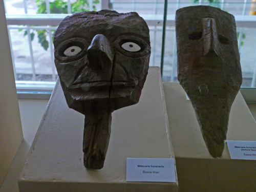 Masks found in Pachacamac