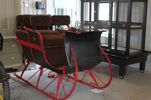 Cutters are typically smaller and were meant for a cozy ride for one or two couples. Sleighs were built to accommodate a larger group so that entire families could travel together.