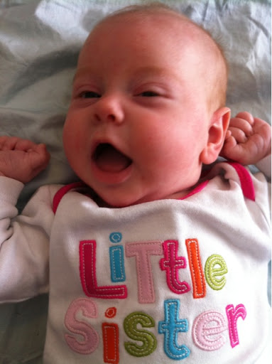 Annie Siobhan, 8 weeks