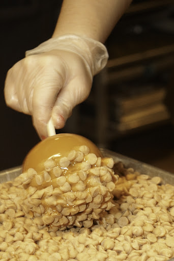 Peanut Butter Chip Caramel Apple