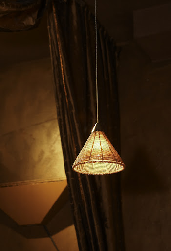 There is beautiful decor in the store.
