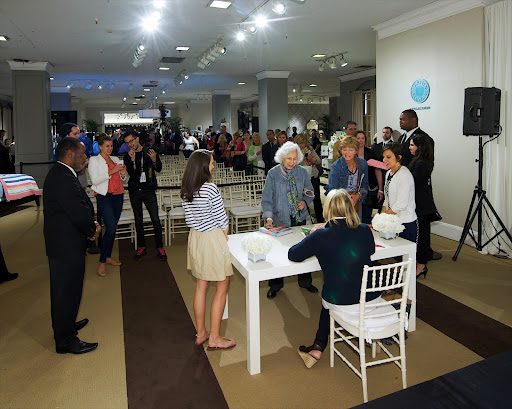 Audience members who purchased $50 or more from the Martha Stewart Collection were entitled to a copy of Martha's American Food book, signed by me on the spot.