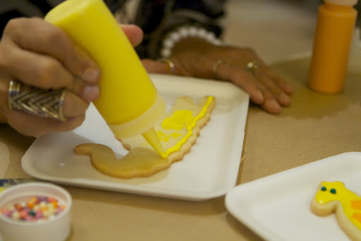 Sweet Dani B was also there demonstrating cookie decorating. http://sweetdanib.com/