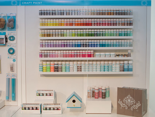 We have a beautiful assortment of over 160 craft paint colors. The palette was inspired by Martha Stewart Living magazine.