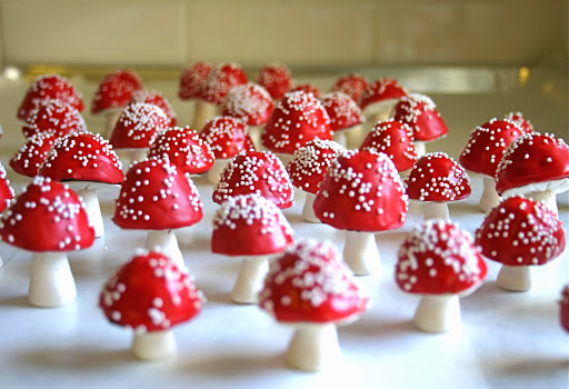 Andie’s Specialty Sweets always makes beautiful chocolates and candy. They are almost too pretty to eat.