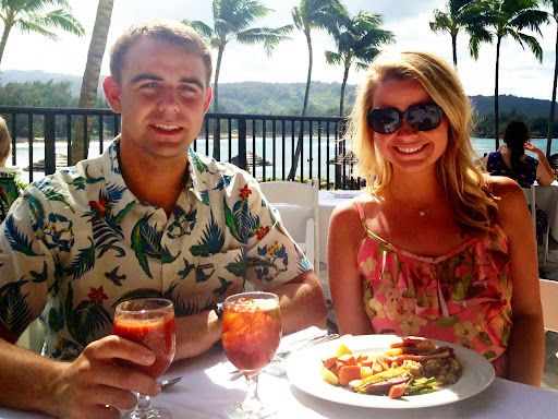 Amanda Kelcker and cousin DJ -