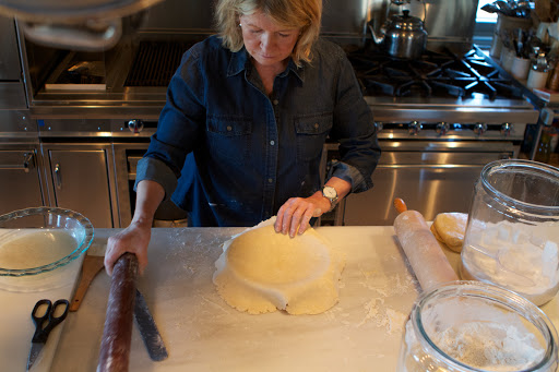 There is usually excess pastry.