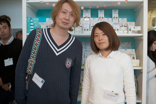 Yuichi Marushima and Kazue Moritani took away many great ideas for crafting stores in Japan. Our brand is well-known in Japan.