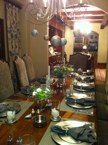 Adia Benson - Our Christmas table setting