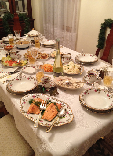 Daniel Boguszewski - Senior art director - Boguszewski Family tradition is a Polish Christmas supper called 'Wigilia,' celebrated on December 24 in New Jersey. All dishes are meatless.