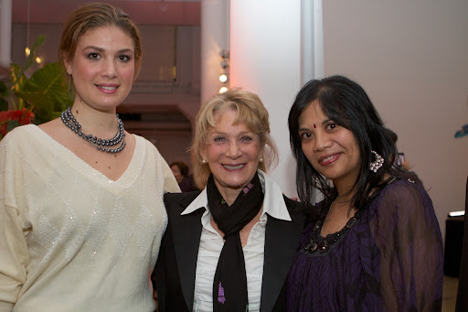 Haya Kramer and her mother, Laura Kramer, who is chair of the Advisory Board and Nicole DeJesus, Development Chair of the Iyengar Association