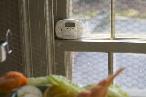 Canaries are highly sensitive to poison gases. In fact, during the 19th and early 20th centuries, coal miners brought canaries into the mines as an early detection system against life threatening gases such as carbon dioxide, carbon monoxide, and methane. This is a carbon monoxide alarm.