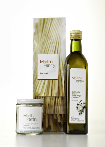 Each employee received our MarthaPantry Bucatini pasta, Arbequina Extra Virgin Olive Oil, and Coarse Sea Salt.