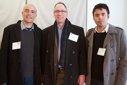 Tarcisio Casaes, from Brazil, Jeff Murphy, VP International Sales for EK Success Distributors, and Johnathan Gonima, from Columbia. With 7-degree temperatures in NYC, some of our guests were experiencing very rare cold weather!