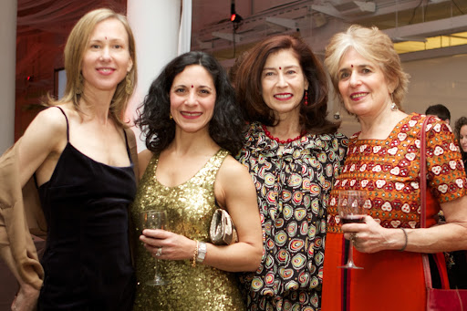 Eve Holbrook, Judi Fiedman, Debby Green, and Judith Isaacs are all certified Iyengar teachers and were excited to be at the event.