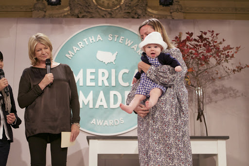 Makié's designs are fashioned from heirloom-quality textiles that she finds from all over the world.
