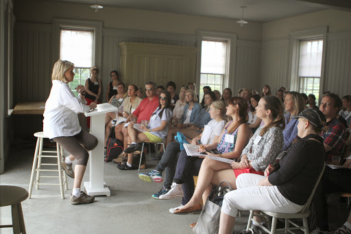 I spoke to the group about the importance of really understanding what the Martha Stewart brand is all about.