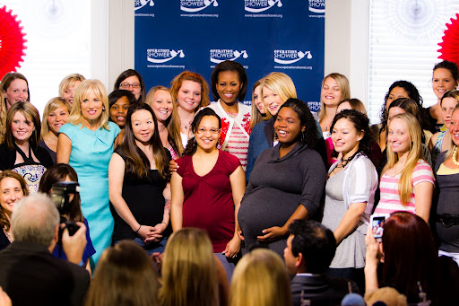 A nice group shot - the gal in front of me is expecting twins!
