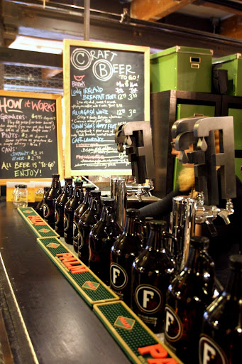 The products are all natural and affordable and you receive a discount when you bring back your container. When you buy a refillable glass growler, you can choose a craft beer straight from the tap - a great way to sample new flavors!