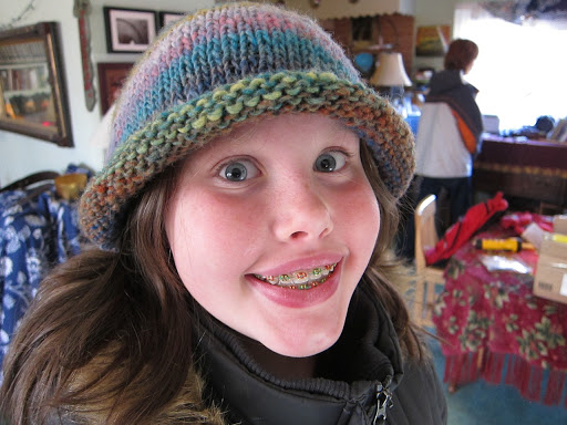 Sarah Erwin - Niece Olivia Ball’s first handmade hat