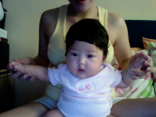 Paulette del Castillo, 3 months