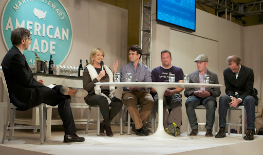 Following the book signing, I joined a panel discussion called The State of American Food Today, moderated by The Atlantic's renowned food writer, Corby Kummer. Sitting next to me was Mateo Kehler of the Cellars at Japer Hill, Chef Bill Taibe of Le Farm and the Whelk, Tom Philpott of Maverick Farms, and Chef Dan Barber of Blue Hill at Stone Barns and Blue Hill NYC.