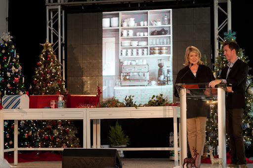 I showed images of my homes and how they inspire products for the Martha Stewart Line at The Home Depot.