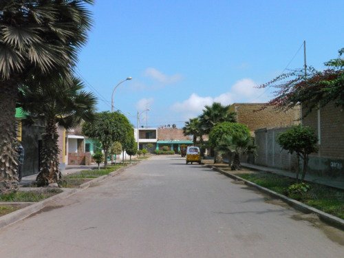 We flew back to Lima to visit my mother's Peruvian life. This is the street outside the Catholic school and convent where she lives and teaches English.