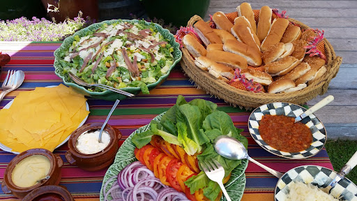 They also had yummy hotdogs and hamburgers with all the
