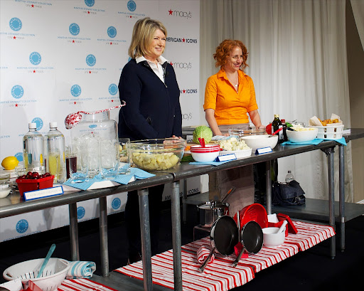 Our set was styled with many great items from the Martha Stewart Collection available at Macy's. My line has so many beautiful products for the home.