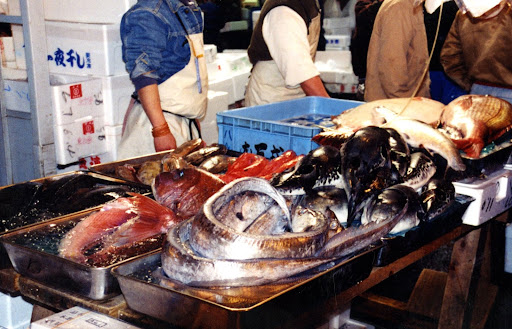 The market covers 54 acres and I had never seen so many kinds of fish!