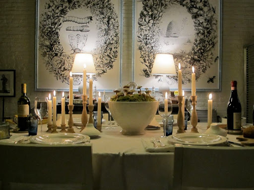 Rebecca Robertson - I was inspired by the April 2008 issue of MSL when I created my moss and mushroom centerpiece!!