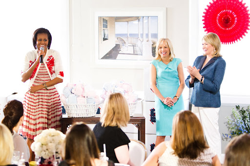 The First Lady really knows how to lift spirits.